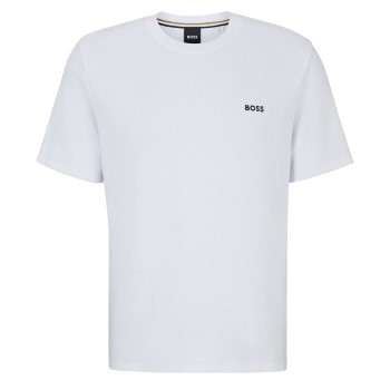 Se BOSS Waffle T Shirt Hvid XX-Large Herre ved Timarco