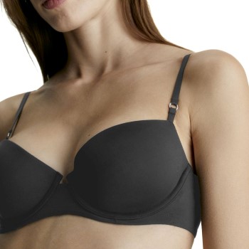 Calvin Klein Bh Minimalist Balconette Bra Sort A 70 Dame