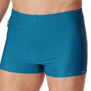 Schiesser Badebukser Aqua Classic Swim Shorts Blå Medium Herre