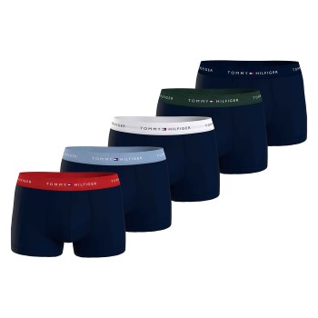 Tommy Hilfiger 5P Signature Cotton Essential Trunk Marineblå bomuld Large Herre