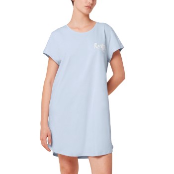 Se Triumph Nightdress NDK 02 X Lyseblå bomuld 40 Dame ved Timarco