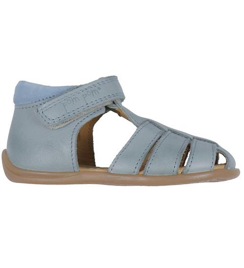 Pom Pom Pom Pom Sandaler - Starters Velcro - Sky Blue