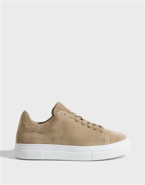 Selected Homme Slhdavid Chunky Suede Sneaker Noos Lave sneakers Sand