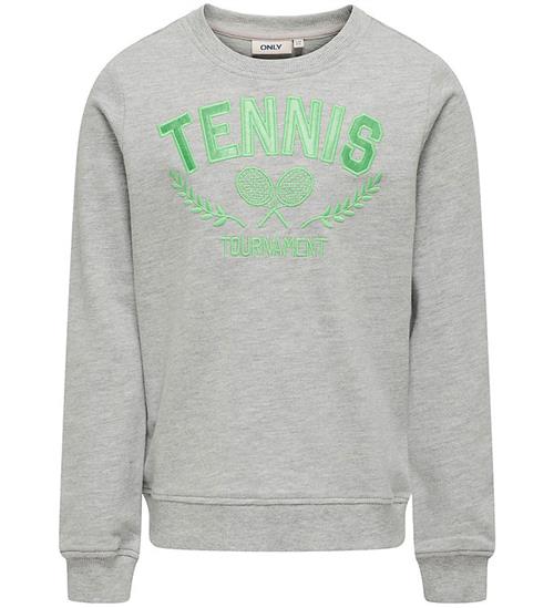 Kids Only Kids Only Sweatshirt - KogVilla - Light Grey Melange/Tennis