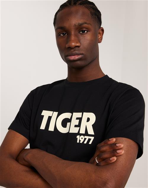 Tiger of Sweden Dillan Printed t-shirts Sort