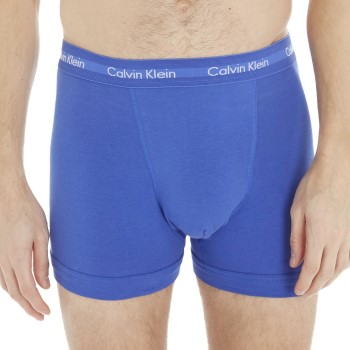 Calvin Klein 6P Cotton Stretch Trunks Marine/Blå bomuld Medium Herre