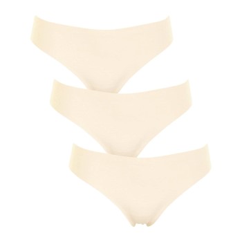 Missya Trusser 3P Seamless string Beige Large Dame