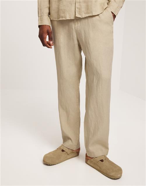 Jack & Jones Jpstkarl Lawrence Linen Chino Sn Hørbukser Beige