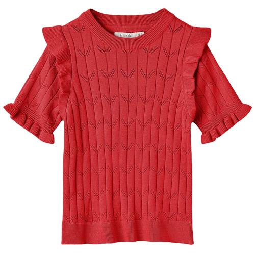 Se Fliink Sunny Strikket Top High Risk Red | Rød | 12 months ved Babyshop