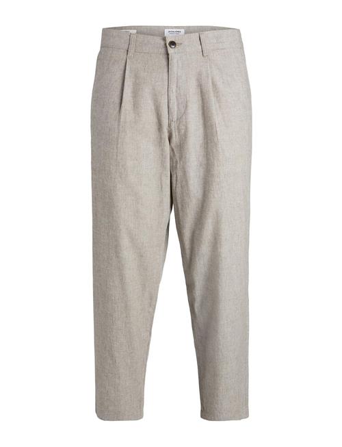 Jack & Jones Jpstbill Jjdave Linen Blend Tap. Crop Jack & J S Beige