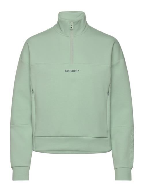 Superdry Sport Sport Tech Relaxed Half Zip Superdry Sport Green