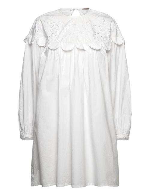 Stella Nova Embroidery Anglaise Mini Dress Stella Nova White