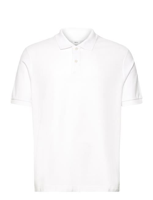 Mango 100 Cotton Pique Polo Shirt Mango White