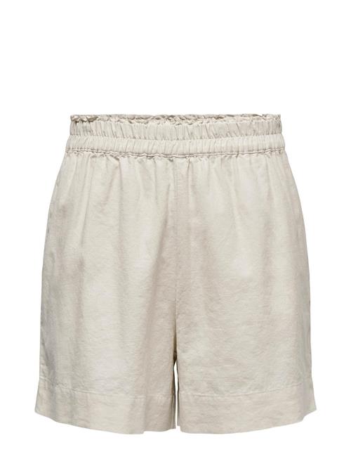 ONLY Onltokyo Hw Linen Blend Shorts Pnt Noos ONLY Beige