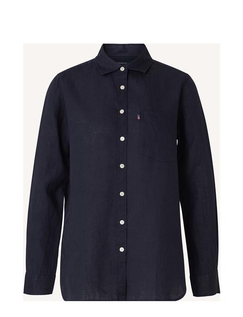 Isa Linen Shirt Lexington Clothing Blue