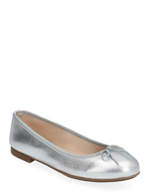 Bianco Biamadison Ballerina Metallic Leather Bianco Silver