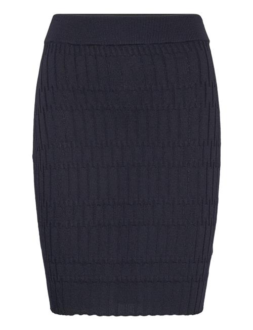 Textured Knitted Skirt GANT Blue