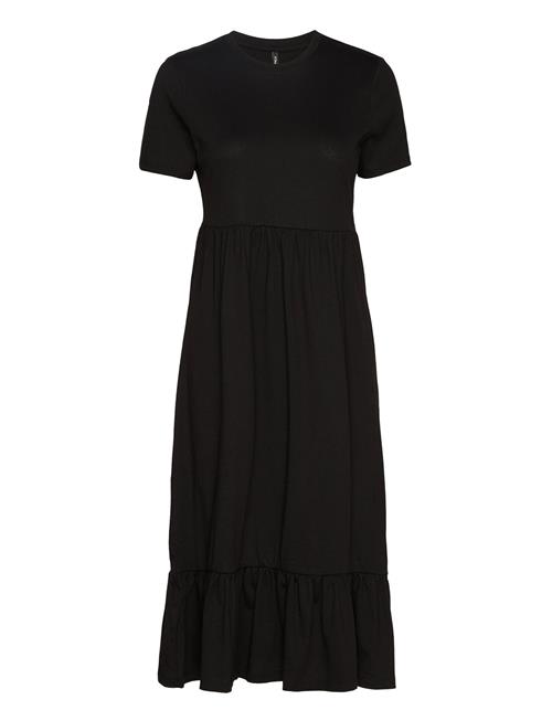 Se Onlmay S/S Peplum Calf Dress Box Jrs ONLY Black ved Booztlet