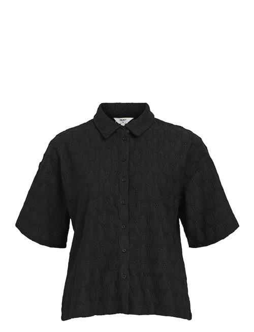 Object Objfeodora 2/4 Sleeve Shirt Div Object Black