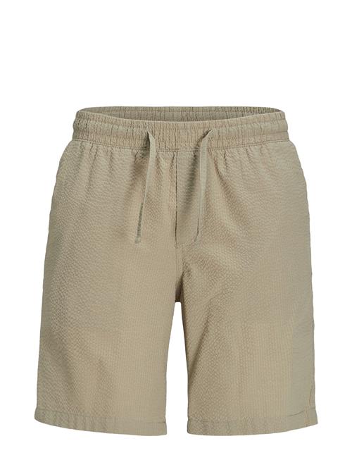 Jack & Jones Jpstjaiden Jjpalma Seersucker Shor Jnr Jack & J S Beige