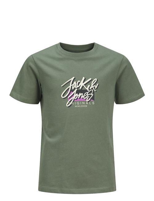 Jack & Jones Jortampa Fastrunner1 Tee Ss Crewneck Jnr Jack & J S Khaki