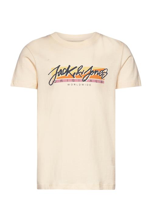 Jack & Jones Jortampa Fastrunner1 Tee Ss Crewneck Jnr Jack & J S Cream