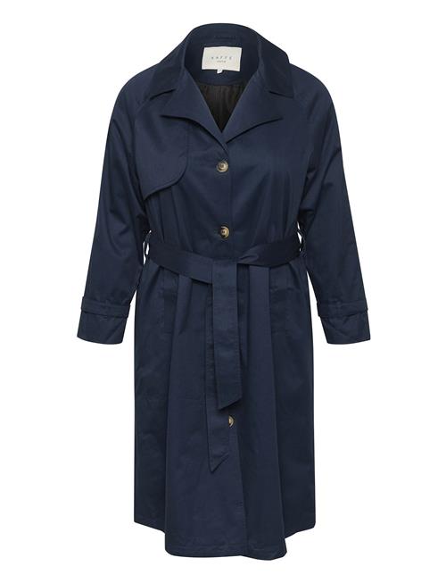 Kaffe Curve Kcelisa Trenchcoat Kaffe Curve Navy