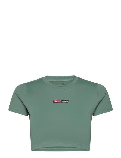 Se Reebok Performance Lux Bold Crop Tee Reebok Performance Green ved Booztlet