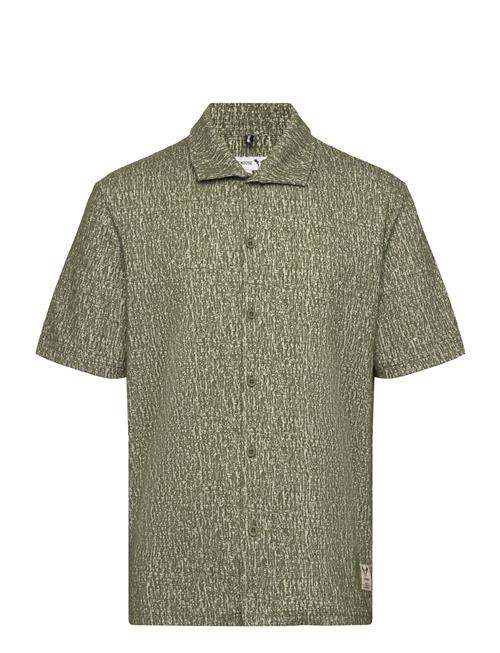 Fat Moose Float Jacquard Shirt S/S Fat Moose Green