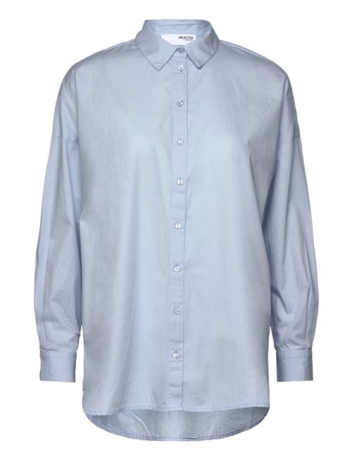 Selected Femme Slfdina-Sanni Ls Shirt Noos Selected Femme Blue