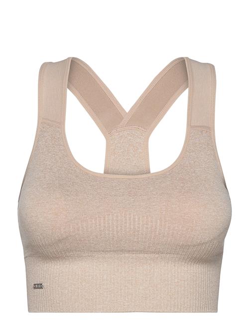 Se aim´n High Support Ribbed Bra Aim´n Beige ved Booztlet