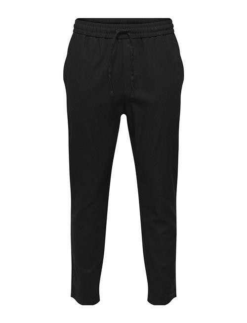 ONLY & SONS Onslinus Crop 0007 Cot Lin Pnt Noos ONLY & SONS Black