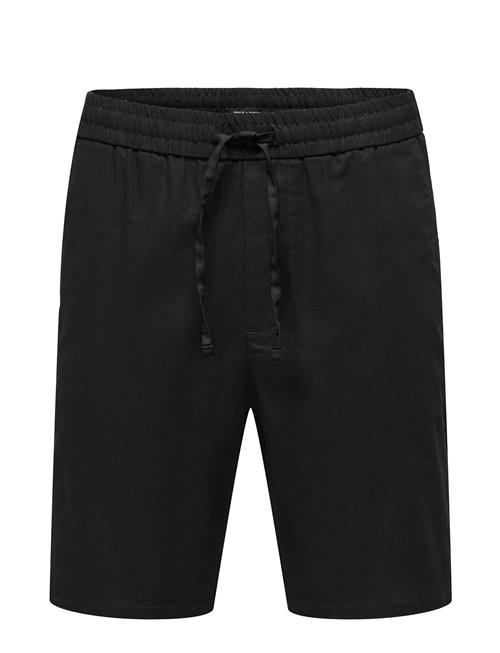 ONLY & SONS Onslinus 0007 Cot Lin Shorts Noos ONLY & SONS Black