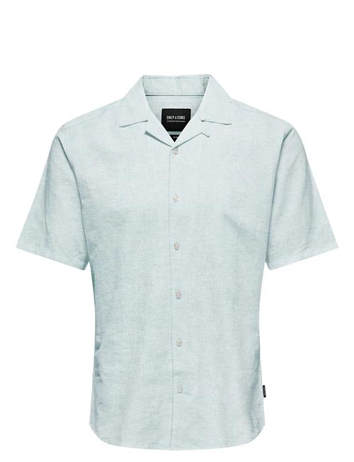 Onscaiden Ss Solid Resort Linen Noos ONLY & SONS Blue