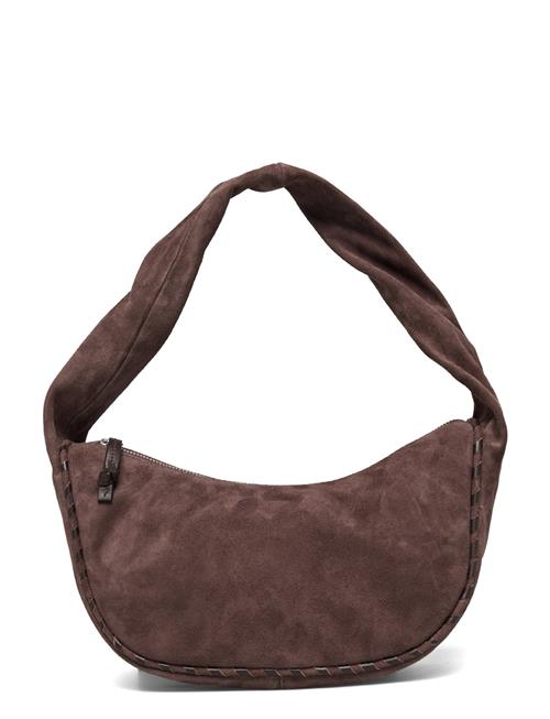 Se Becksöndergaard Suede Talia Bag Becksöndergaard Brown ved Booztlet