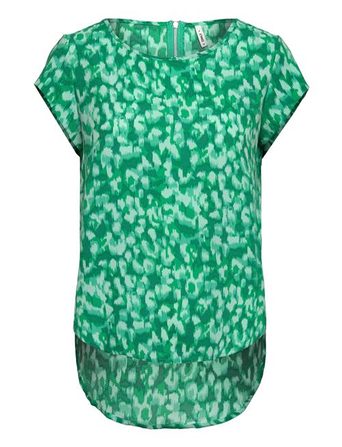 Onlvic S/S Aop Top Ptm ONLY Green