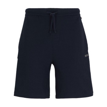 Se BOSS Waffle Shorts Mørkblå X-Large Herre ved Timarco