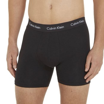 Calvin Klein 6P Cotton Stretch Boxer Brief Sort bomuld Medium Herre