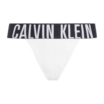 Calvin Klein Trusser Intense Power Micro High Leg Thong Hvid polyamid Large Dame