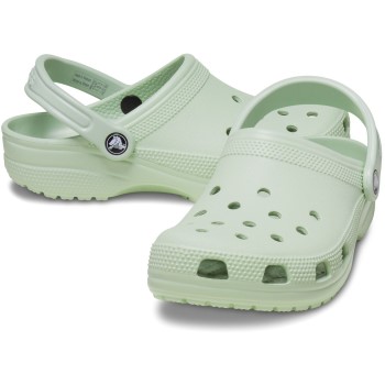 Se Crocs Classic Unisex Lysegrøn US M9/W11 (EU 42-43) ved Timarco