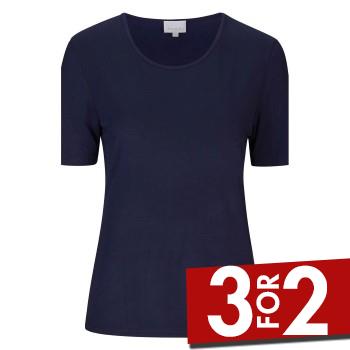 Damella Bamboo  31302 T-Shirt Marineblå Bambus Large Dame