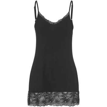 Damella Lace Camisole Sort viskose 38 Dame