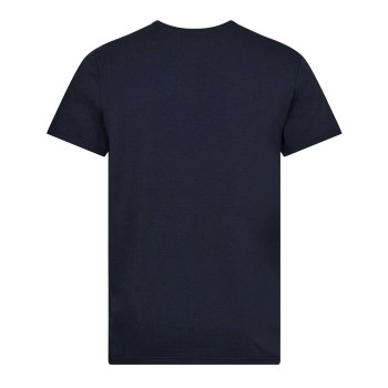 Dovre O Neck T Shirt Marineblå Large Herre