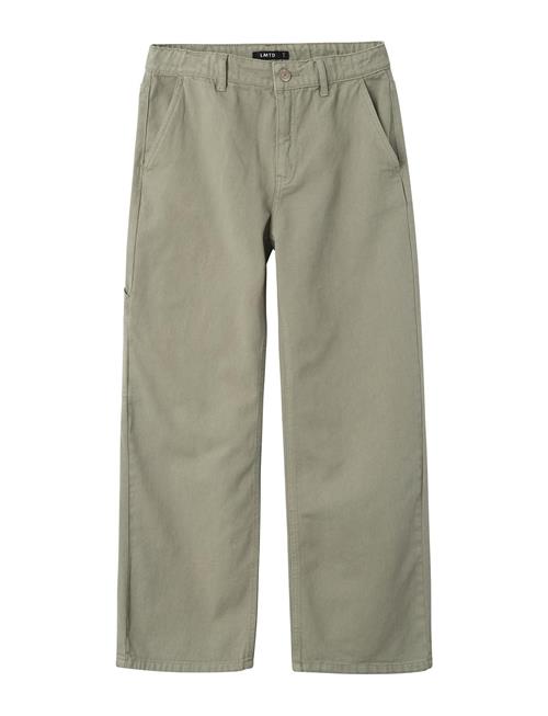 Se LMTD Nlmcolizza Twi Loose Pant LMTD Khaki ved Booztlet