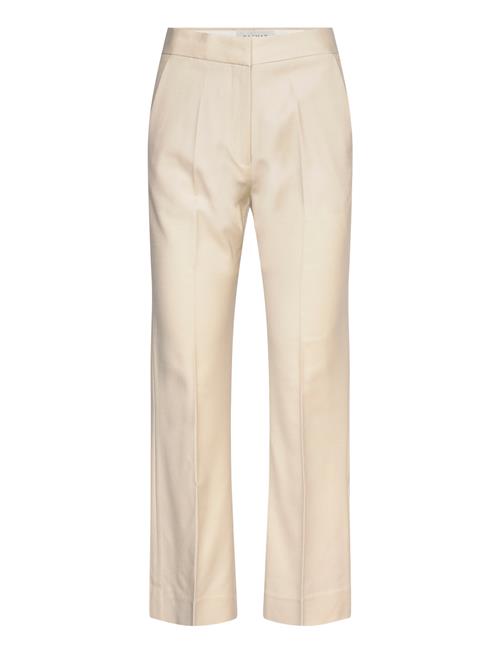 Se House Of Dagmar Kick Flare Trouser House Of Dagmar Beige ved Booztlet