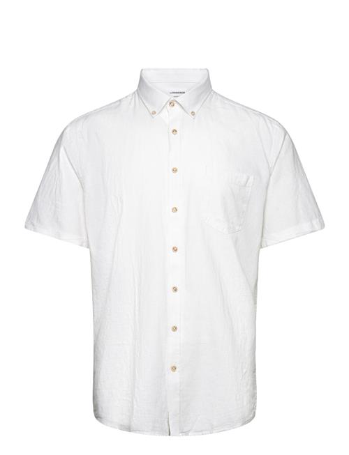 Cotton/Linen Shirt S/S Lindbergh White