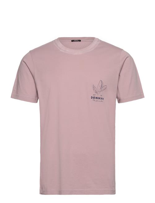 Denham Indigo Flower Slim Tee Denham Pink