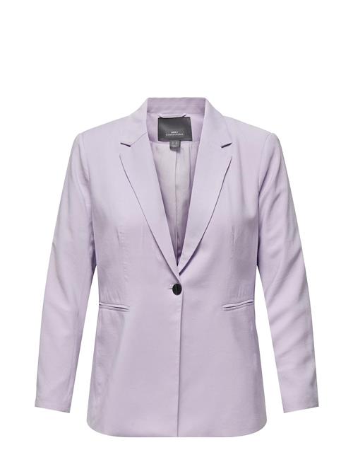 Carselma-Aris Life L/S Fit Blazer Tlr ONLY Carmakoma Purple