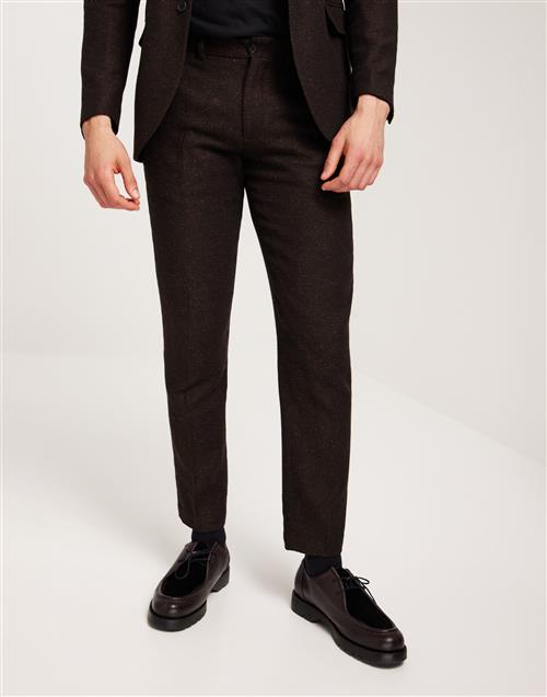 Jack & Jones Jprtweed Trouser Slim Fit Habitbukser Chocolate Torte Slim Fit