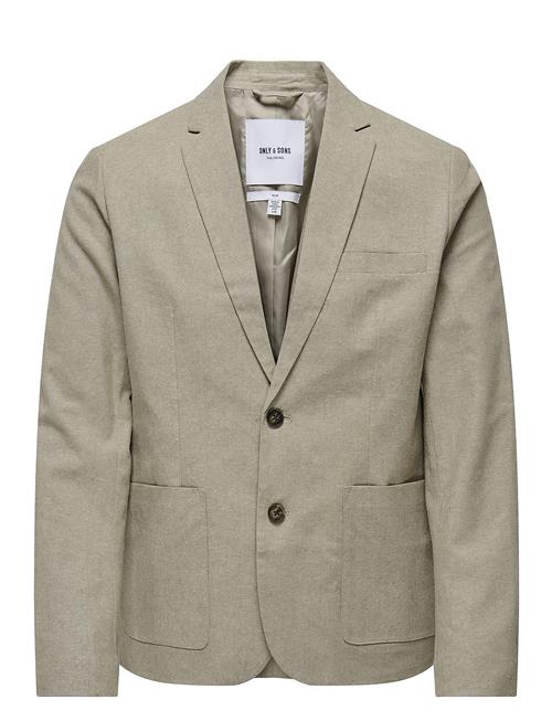 ONLY & SONS Onseve 2Btn Casual Linen Mix 0132 Blazer ONLY & SONS Beige